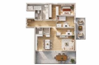 Penthouse kaufen in Südhang, 85298 Scheyern, Große 4-Zimmer-Penthouse Wohnung