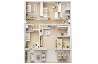 Penthouse kaufen in Südhang, 85298 Scheyern, Exklusive 4-Zimmer-Penthouse Wohnung