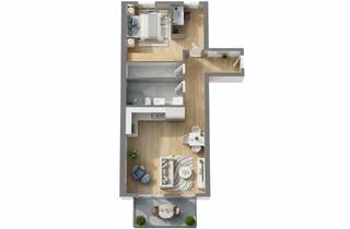 Wohnung kaufen in Südhang, 85298 Scheyern, 2,5-Zimmer-Wohnung mit gut geschnittenem Wohnbereich und sonnigem Balkon