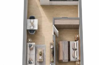 Wohnung kaufen in Südhang, 85298 Scheyern, 2-Zimmer-Wohnung mit großzügigem Wohn- und Essbereich und Balkon