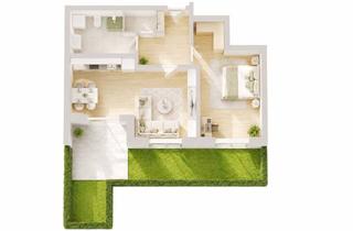 Wohnung kaufen in Südhang, 85298 Scheyern, Helle 2-Zimmer- Wohnung mit Garten