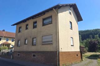 Haus kaufen in 63874 Dammbach, Renovierungsbedürftiges 2-Familienhaus mit Nebengebäude und großer Wiesenfläche in Dammbach!