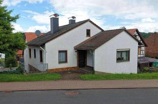 Haus kaufen in 37299 Weißenborn, Bungalow mit kleiner Scheune und Wohnmobil-Garage - viel Platz für Mensch, Hobby und Fahrzeuge
