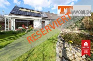 Haus mieten in 26389 Siebethsburg, TT bietet an: Wohnen im beliebten Wiesenhof – gepflegte Doppelhaushälfte mit sonnigem Garten, Garage