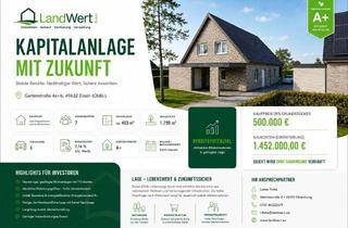 Anlageobjekt in 49632 Essen, Neubau-Wohnanlage in Essen (Oldb.) zwei Doppelhäuser & ein Reihenhaus im KfW-40-Standard mit QNG Zer