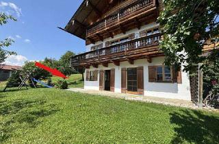 Wohnung mieten in 83122 Samerberg, SAMERBERG - Abseits von Hektik! Top gepflegte EG-Whg. mit Terrasse, Garten und herrlichem Bergblick