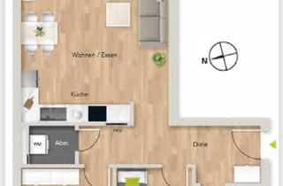 Wohnung mieten in Bahnhofstraße, 76669 Bad Schönborn, Neuwertige EBK und Balkon: stilvolle 3-Zimmer-Wohnung in Bad Schönborn
