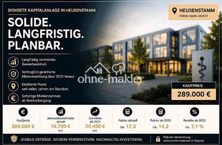 Praxen kaufen in 63150 Heusenstamm, Heusenstamm | Diskrete Kapitalanlage | IST Faktor 17,3 | Soll-Rendite 7,1%