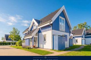 Haus kaufen in Bernsteinpark, 18556 Breege, Ferienhaus an der Ostsee (78 m²): Kurzer Weg zum Strand, Boddenblick, Sauna, Whirlpool & Kamin!