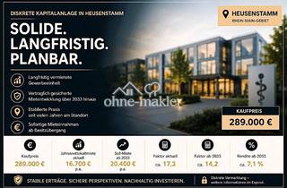 Praxen kaufen in Kantstraße 38, 63150 Heusenstamm, Heusenstamm | Diskrete Kapitalanlage | IST Faktor 17,3 | Soll-Rendite 7,1%