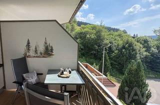 Wohnung kaufen in 79674 Todtnau, Logenplatz im Hochschwarzwald: 2-Zimmer Ferienwohnung mit Traumblick, Sauna und Tiefgarage