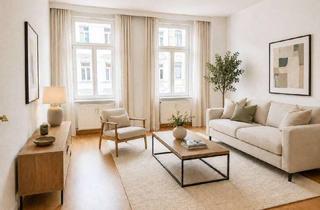 Wohnung kaufen in 04229 Kleinzschocher, Bezugsfreier Gründerzeit-Altbau mit neuen Holzfenstern und saniertem Treppenhaus von 2025