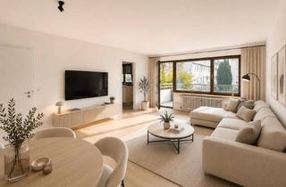 Wohnung kaufen in 72793 Pfullingen, Frisch renovierte Erdgeschosswohnung mit flexiblem Grundriss und Süd-West-Balkon