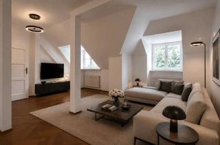Wohnung kaufen in 80538 München, **Historischer Charme über den Dächern Lehels – Denkmalgeschützte Altbauwohnung im Dachgeschoss**