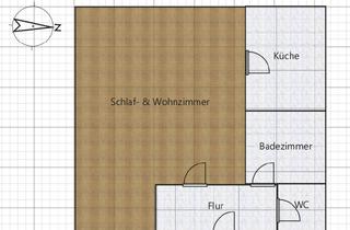 Wohnung mieten in Halstebekerstr, 25421 Pinneberg, 1-Zimmer-Dachgeschosswohnung (31m²) in Pinneberg-Thesdorf