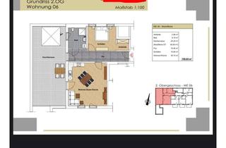 Wohnung mieten in Marie-Juchacz-Straße, 93105 Tegernheim, Moderne 2-Zimmer-Neubauwohnung mit 58 m² Dachterrasse & Nobilia Küche