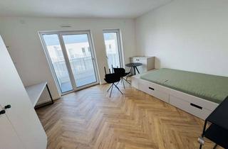 Wohnung mieten in Glienicker Weg 136, 12489 Adlershof, Möbliertes modernes Studio-Apartment mit großzügigem Balkon und EBK!