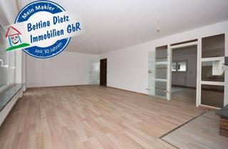 Wohnung mieten in 64807 Dieburg, DIETZ: Modernisierte 4,5 Zimmer-Wohnung mit Balkon, Garage und eigenem Garten - Direkter Zugang!