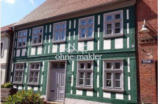 Haus kaufen in 17373 Ueckermünde, Fachwerkhaus mit Charme, Garten & Wasserspiel - 265 m² in Ueckermünde