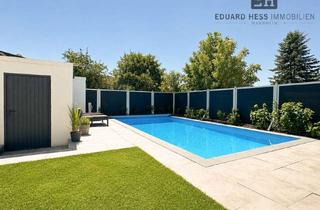 Haus kaufen in 76646 Bruchsal, ++ POOLSIDE LIVING - Modernisierte DHH mit Pool und Südgarten in TOP Wohnlage ++