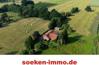 Haus kaufen in 26802 Moormerland, Landhaus mit Potenzial auf über 2,1 Hektar Grundstück inkl. Grünland *SB2604*