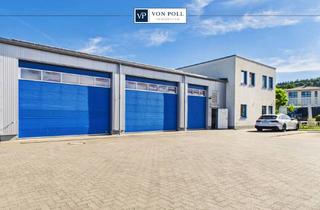 Gewerbeimmobilie kaufen in 63743 Aschaffenburg, Industriehalle mit Büroräumen auf zwei Etagen, Luftwärmepumpe und PV-Anlage