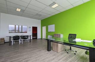 Büro zu mieten in 82362 Weilheim, GROßZÜGIG & FREI GESTALTBAR, SCHAUFENSTER, DACHTERRASSE, GENEHMIGUNG FÜR BETRIEBSLEITERWOHNUNG