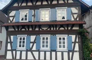 Haus kaufen in 76774 Leimersheim, Leimersheim - Provisionsfrei ! Fachwerk Doppelhaus mit zusätzlichem Bauplatz