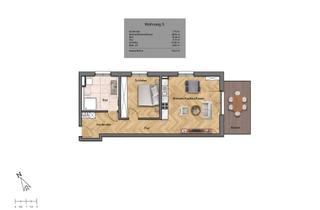 Wohnung kaufen in Karl-Marx-Straße 45, 63452 Hanau, KMS45 | 2-Zi.-Neubau KfW 40 | 72 m² | 1. OG | Südloggia + TG-Platz | förderfähig | provisionsfrei