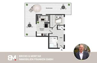 Wohnung kaufen in 90441 Schweinau, Seniorengerechte 2-Zimmerwohnung mit großer Dachterrasse für Eigennutz oder Kapitalanlage