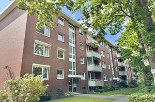 Wohnung kaufen in Poppenbüttler Markt, 22399 Poppenbüttel, 3-Zimmer-Wohnung mit zwei Balkonen und Tiefgaragenstellplatz nahe Poppenbüttler Markt