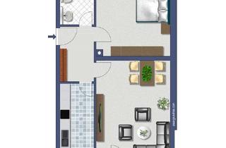 Wohnung kaufen in 87527 Sonthofen, Sicher investieren – Vermietete 2-Zimmer-Wohnung mit Westbalkon und Bergblick