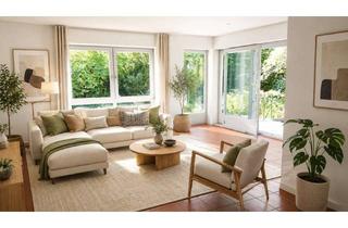 Wohnung kaufen in 60598 Sachsenhausen, Zwei Einheiten: Terrassenwohnung und Einzimmerapartment im Grünen