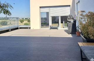 Wohnung mieten in 61118 Bad Vilbel, Blick über Bad Vilbel - mit Einbauküche und Dachterrasse