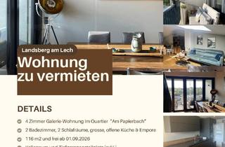 Wohnung mieten in An Der Schmiede 21, 86899 Landsberg, Galerie-Wohnung mit hohen Räumen und Altstadtblick/ unbefristete Vermietung