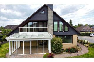 Einfamilienhaus kaufen in Sonnenring, 21406 Melbeck, Saniertes Architektenhaus, Atrium, Wintergarten, Sauna mit Traumgarten