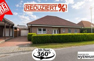 Haus kaufen in 49779 Oberlangen, Walmdachbungalow mit Garage & Carport ** Terrasse Südlage ** ** provisionsfrei für den Käufer