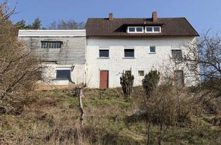 Einfamilienhaus kaufen in 35216 Biedenkopf, Sanierungsbedürftiges Einfamilienhaus in naturnaher Hanglage von Biedenkopf-Wallau