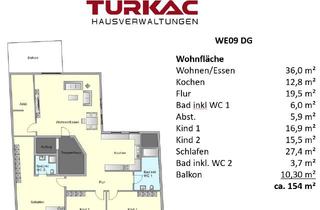Penthouse mieten in 61440 Oberursel, Neubau - Erstbezug Penthouse 4,5 ZKB Balkon + Abstellraum