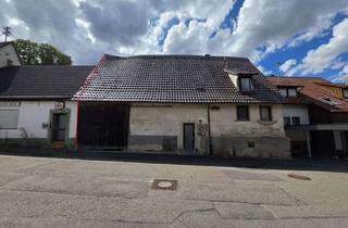 Haus kaufen in 74397 Pfaffenhofen, Altes Wohnhaus mit Stall und Scheune - Genehmigter Bau für ein 6 Familienhaus liegt vor (ca. 390 m�