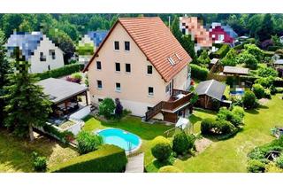 Doppelhaushälfte kaufen in 01468 Moritzburg, Provisionsfrei-Charmante Doppelhaushälfte mit PV-Anlage, Pool und Carport in ruhiger Lage