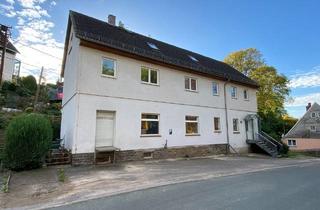 Mehrfamilienhaus kaufen in 09669 Frankenberg, Frankenberg - Mehrfamilienhaus mit 3 Wohnungen + 1 Gewerbe oder 1 Wohnung im EG