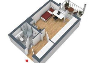 Wohnung kaufen in 95032 Hof, Hof - Möbliertes Apartment mit Balkon, Tiefgaragenstellplatz & Keller