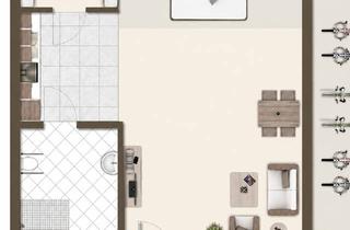 Wohnung kaufen in Bahnhofstraße 28, 67363 Lustadt, WE 03 Moderne 1 Zimmer EG Wohnung in saniertem Altbau
