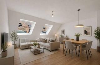 Wohnung kaufen in 76275 Ettlingen, Attraktives Altstadt-Juwel: Vielseitige 3-Zimmer-Dachgeschosswohnung im Herzen von Ettlingen