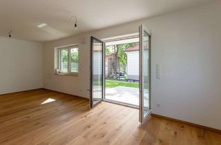 Wohnung kaufen in 94405 Landau, Altersgerechte, ebenerdige QNG Gartenwohnung – Zentral, ruhig, sonnig & nah am Parkplatz