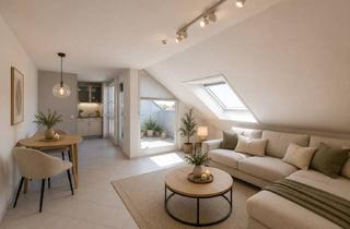 Wohnung kaufen in 71332 Waiblingen, Wohnglück mit Weitblick – gemütliche Dachgeschosswohnung mit Balkon