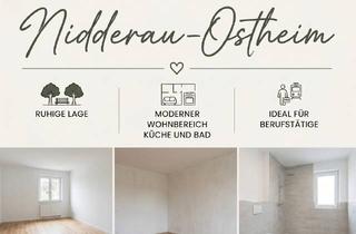 Wohnung mieten in 61130 Nidderau, Kernsanierte 1-Zimmer-Wohnung ab 01.08. zu vermieten