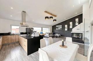 Haus kaufen in Dorfstraße 31, 39638 Berenbrock, Barrierefreier Neubau-Bungalow inkl. Einbauküche, Kamin, Garage & Whirlpool mitten in der Natur!