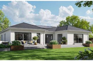 Haus kaufen in 33378 Rheda-Wiedenbrück, Einmaliges Bauvorhaben direkt an der Ems: Exklusiver Bungalow, SüdWest-Grundstück, massiv, PV, Lüftg